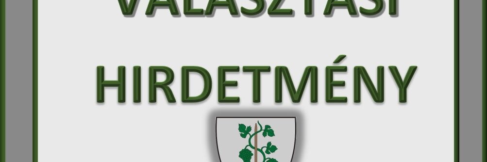 valasztas jegyzoi hirdetmeny