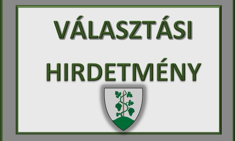 valasztas jegyzoi hirdetmeny