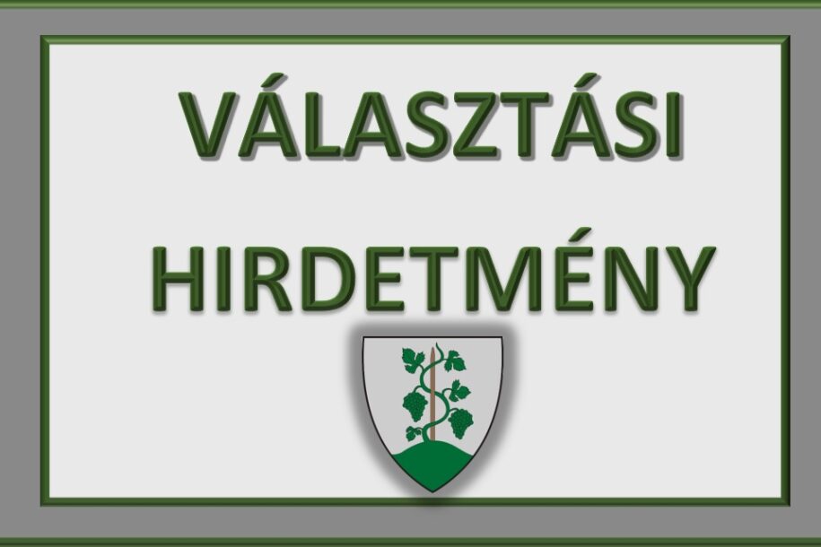 valasztas jegyzoi hirdetmeny