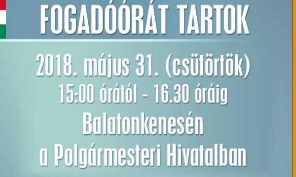 kontrát fogadóóra május