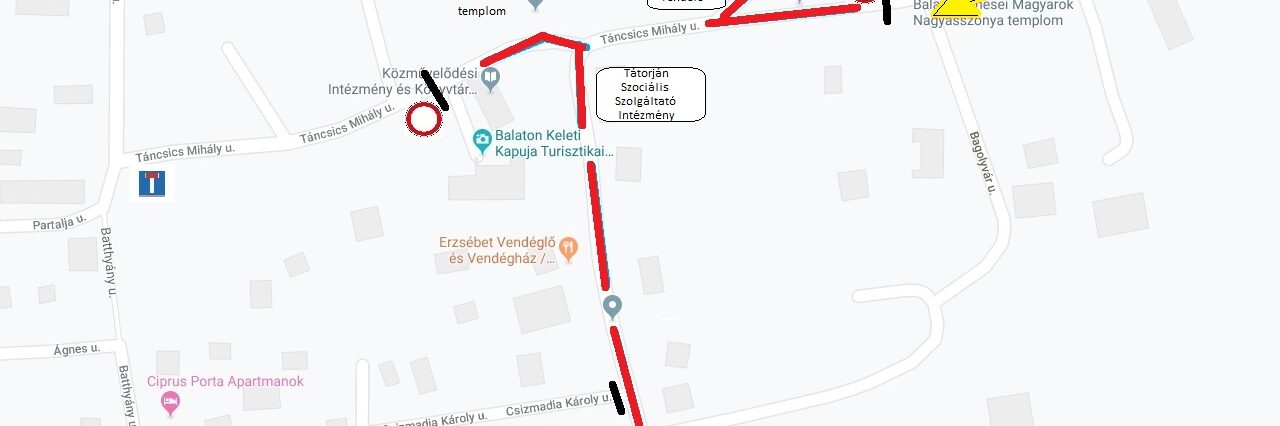 BalatON fesztivál terelési terv