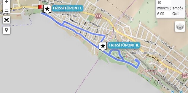 Polár futam Balatonkenesén