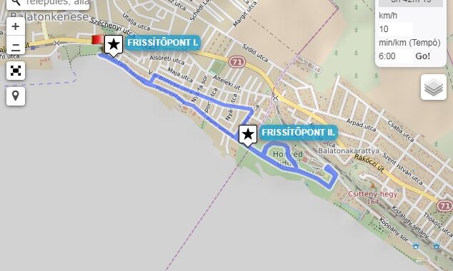 Polár futam Balatonkenesén