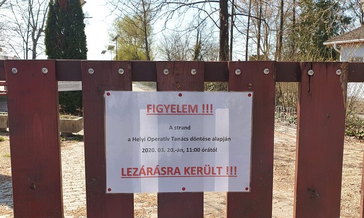 Zárva van a szabadstrand