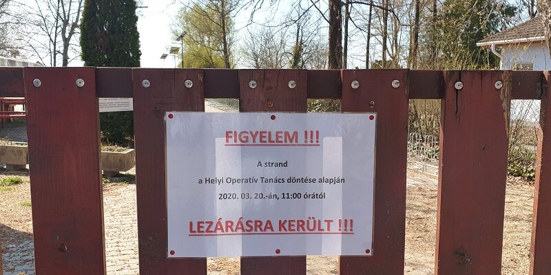 Zárva van a szabadstrand