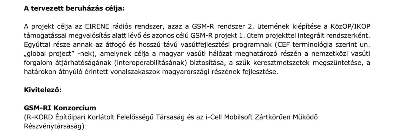 Meghívó Lakossági Tájékoztatóra