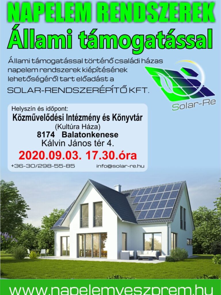 Solare plakát Bkenese