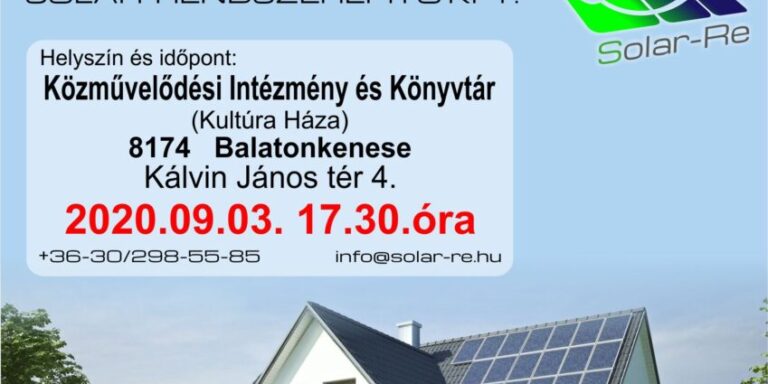 Solare plakát Bkenese