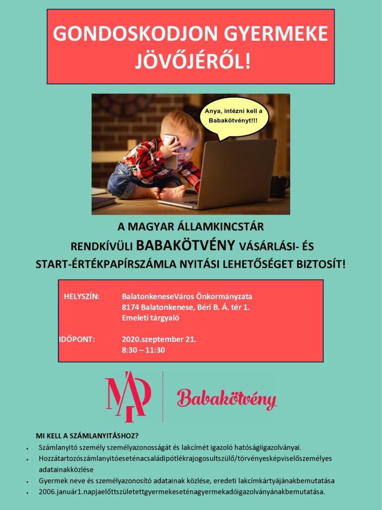 Gondoskodjon gyermeke jövőjéről