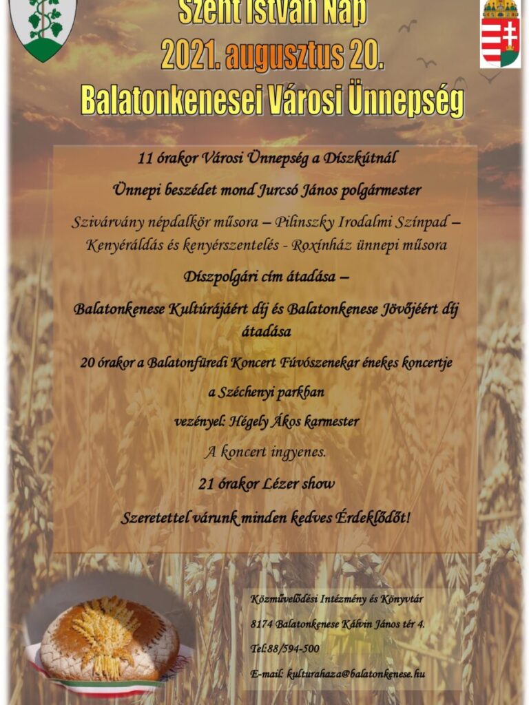 Augusztus 20. plakát egész nap