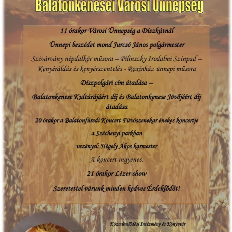 Augusztus 20. plakát egész nap