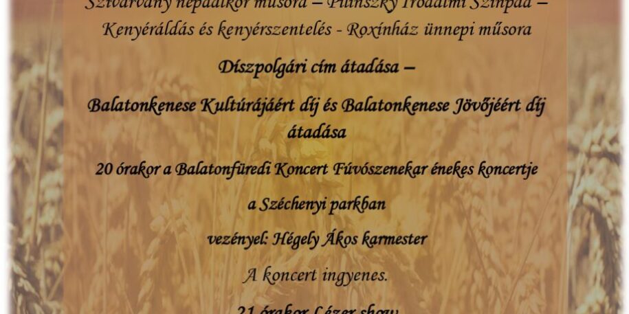 Augusztus 20. plakát egész nap