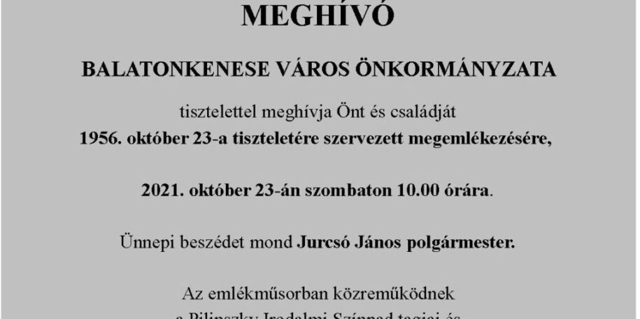 10.23. Meghívó