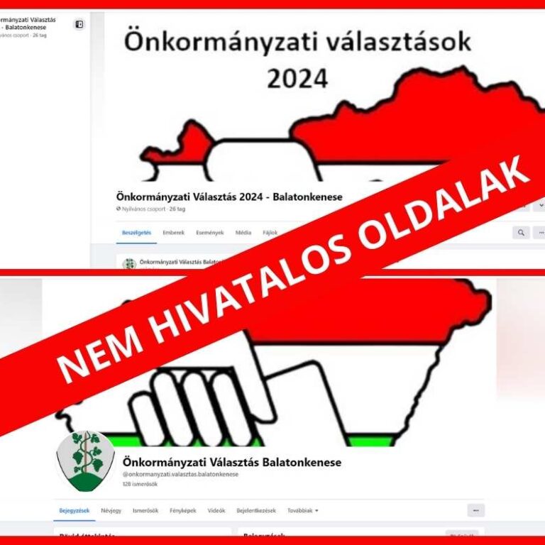 választás nem hivatalos oldalak csoportok