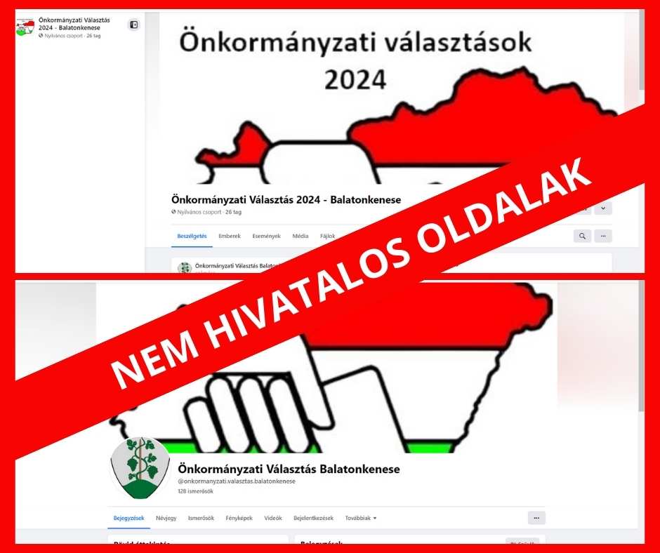 választás nem hivatalos oldalak csoportok