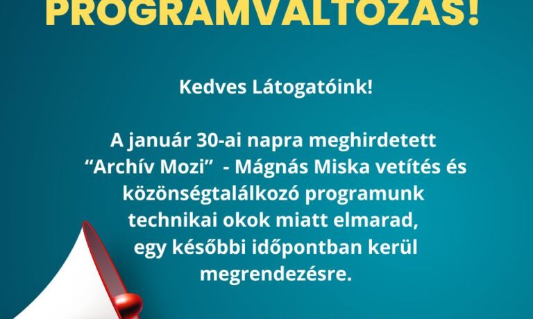Programváltozás