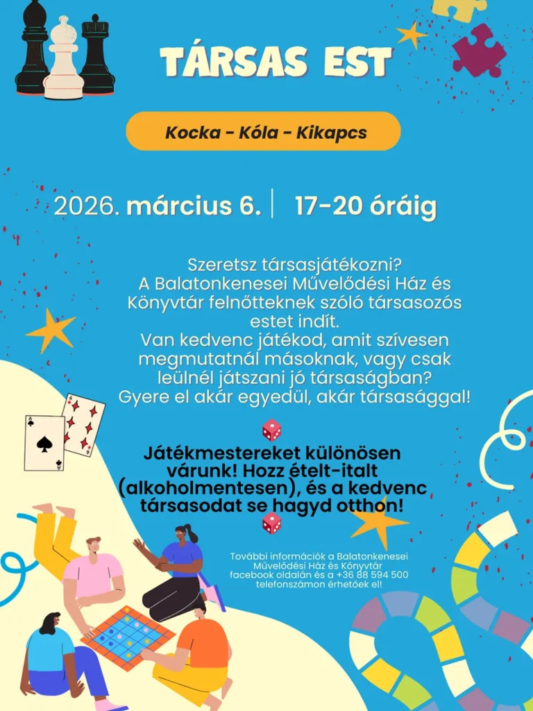 03.06 társas est