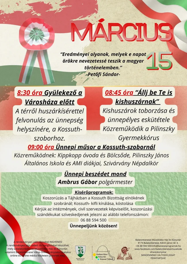 Javított plakát március 15.