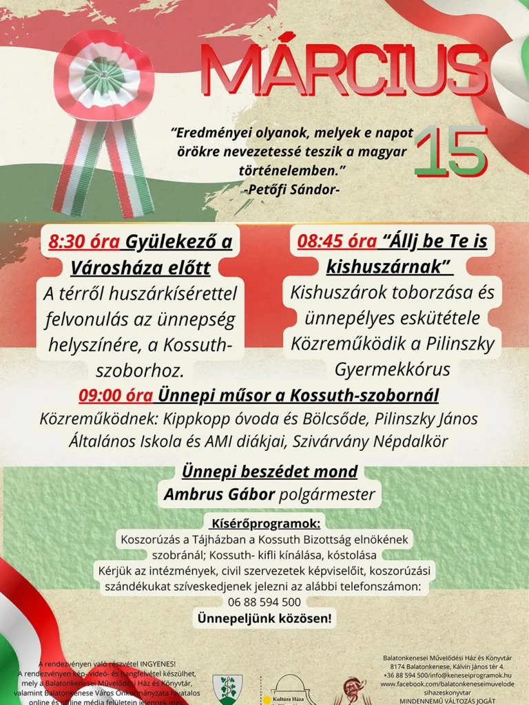 Javított plakát március 15.