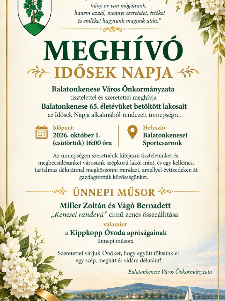 idősek napjára