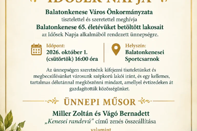 idősek napjára